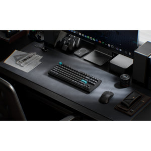 Keychron q3 ultra-m1 8k wireless custom mechanical keyboard (zwart, us lay-out (qwerty), silk pom red, 80% (tkl), rgb, hot swap, 8k, 2.4 ghz | bluetooth 5.2 | usb-c)