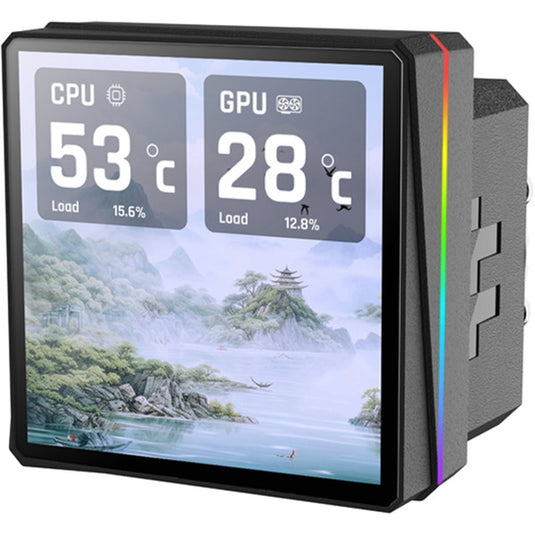 Thermaltake th360 v3 ultra argb sync aio liquid cooler waterkoeling (zwart)