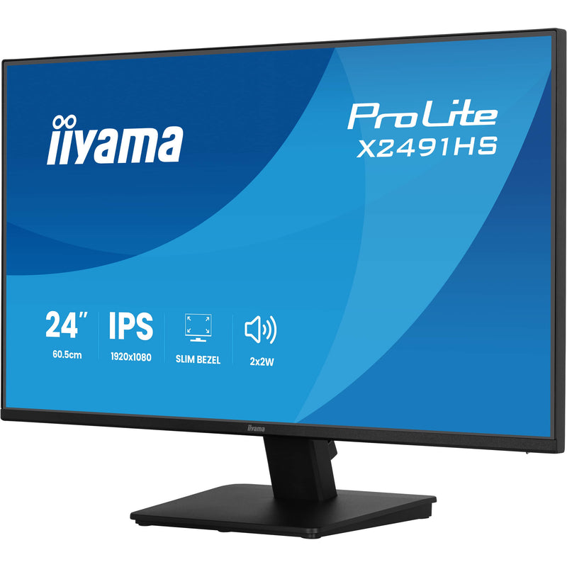 Load image into Gallery viewer, Iiyama prolite x2491hs-b1 23.8 monitor (zwart, 120 hz, hdmi, displayport, audio)
