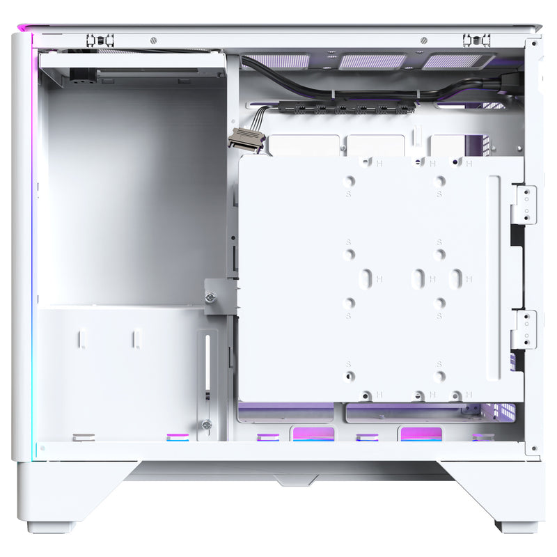 Load image into Gallery viewer, Montech king 15 pro midi tower behuizing (wit | 2x usb-a | 1x usb-c | rgb | window)
