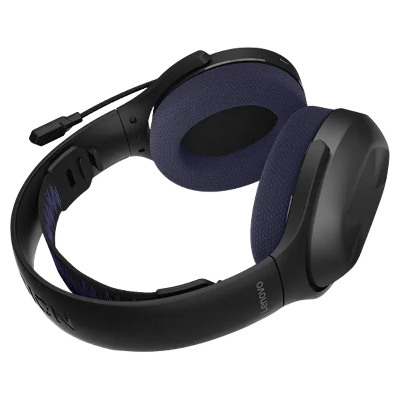Load image into Gallery viewer, Lenovo legion h410 draadloze gamingheadset over-ear gaming headset (zwart paars, bluetooth, 2,4 ghz, playstation 4, playstation 5, nintendo switch, pc)
