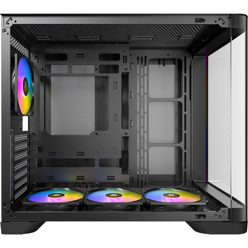 Load image into Gallery viewer, Antec c5 curve argb midi tower behuizing (zwart | 2x usb-a | 1x usb-c | tempered glass)
