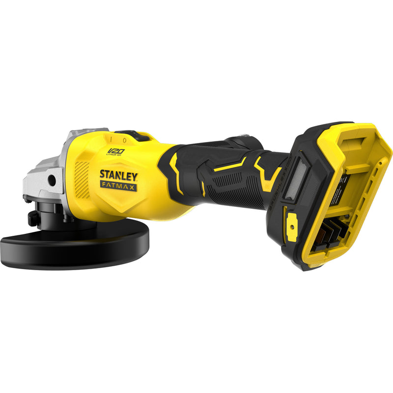 Load image into Gallery viewer, Stanley fatmax v20 18v haakse slijper 125mm (zwart geel, accu en oplader niet inbegrepen)
