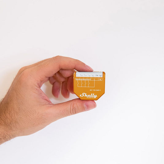 Shelly wave i4 lr (eu) schakelaar (oranje, z-wave)