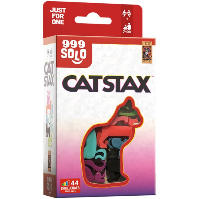Load image into Gallery viewer, 999games 999 games cat stax denkspel (nederlands, 1 speler, vanaf 7 jaar, 44 opdrachten)
