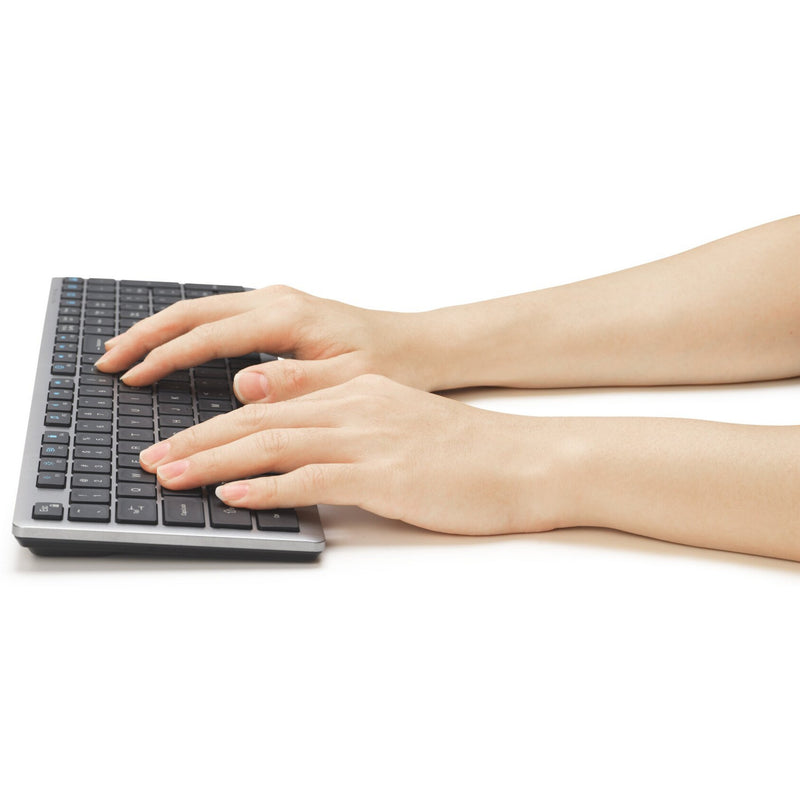 Load image into Gallery viewer, Kensington kb535 eq rechargeable multi-device keyboard (us-international lay-out (qwerty), scissor switches, 100%, usb, 2,4 ghz, bluetooth 5.4)
