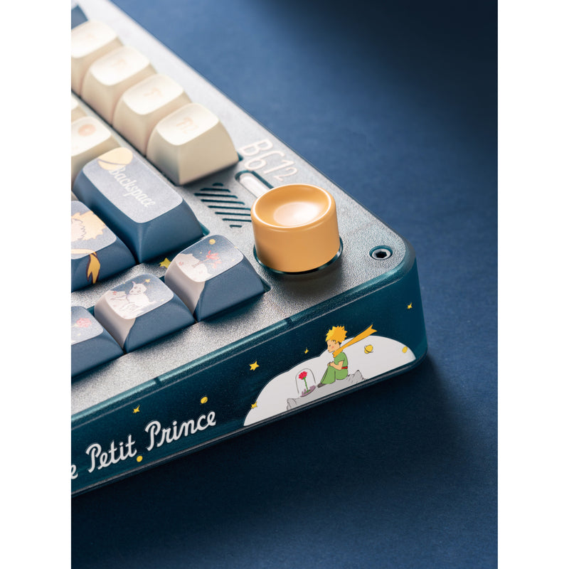 Afbeelding laden in galerijviewer, Iqunix zx75 sky encounter wireless mechanical keyboard (blauw, us lay-out (qwerty), iqunix silent rose, 75%, rgb leds, hot-swappable, double-shot pbt, 2.4ghz | bluetooth 5.1 | usb-c)
