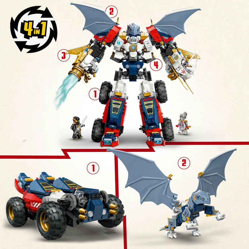 Load image into Gallery viewer, Lego ninjago 71834 zane's ultra-combomecha
