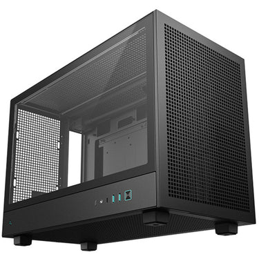 Deepcool ch260 mini tower behuizing (zwart | 2x usb-a | 1x usb-c | tempered glass)