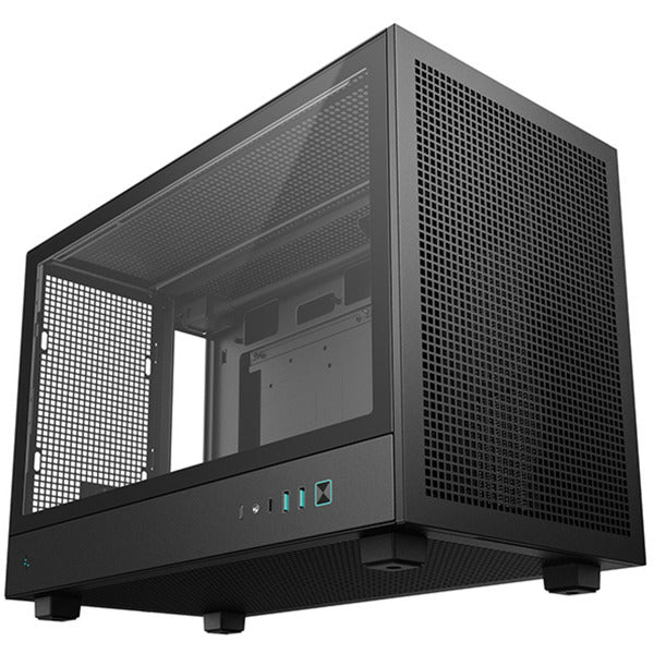 Load image into Gallery viewer, Deepcool ch260 mini tower behuizing (zwart | 2x usb-a | 1x usb-c | tempered glass)
