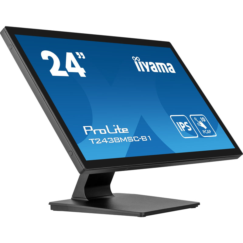Load image into Gallery viewer, Iiyama prolite t2438msc-b1 23.8 touchscreen monitor (zwart (mat), hdmi, displayport, 2x usb-a, usb-b)
