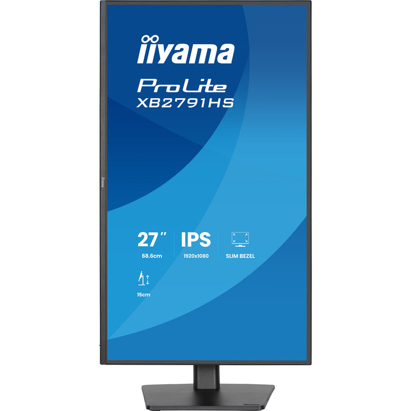 Load image into Gallery viewer, Iiyama prolite xb2791hs-b1 27 monitor (zwart (mat), 120 hz, hdmi, displayport, audio)
