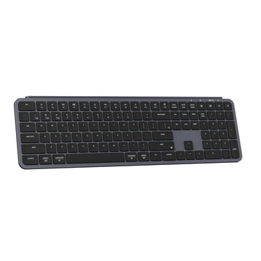 Keychron b6 pro-k1 toetsenbord (zwart, us lay-out (qwerty), scissor switches, 100%, abs, 2.4 ghz | bluetooth 5.2 | usb-c)