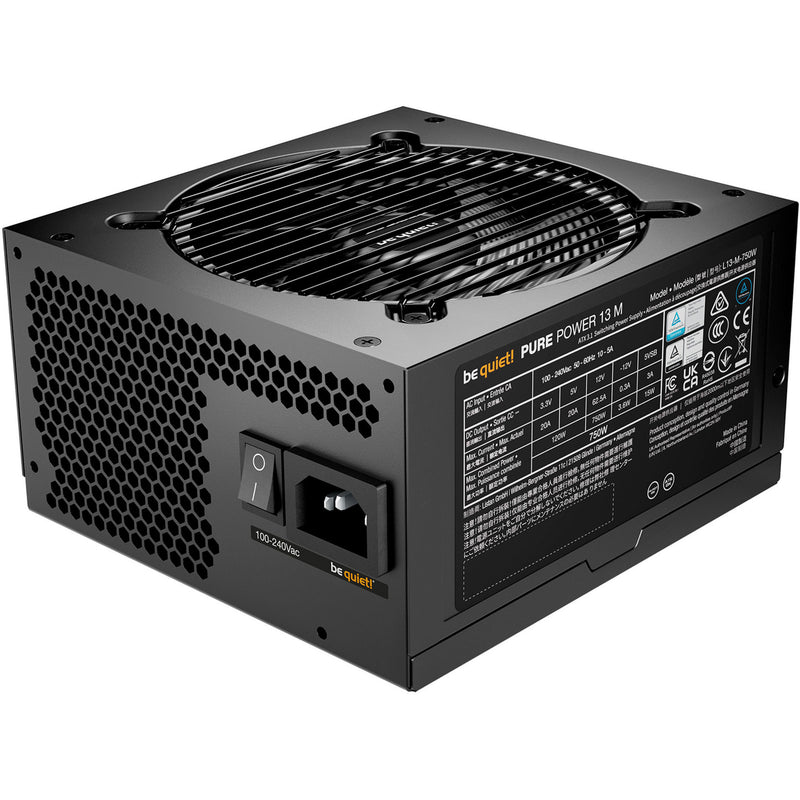 Load image into Gallery viewer, Be quiet! pure power 13 m modulaire 750 watt voeding (zwart, 1x 12v-2x6, 4x pcie)
