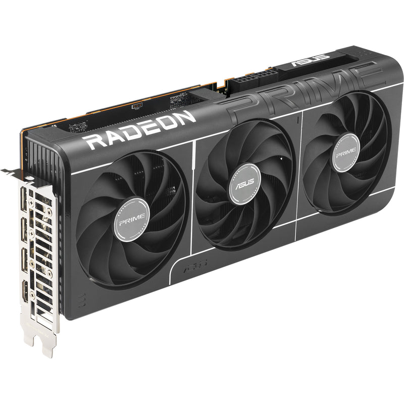 Load image into Gallery viewer, Asus prime radeon rx 9070 gre grafische kaart (grijs, 3x displayport, 1x hdmi)
