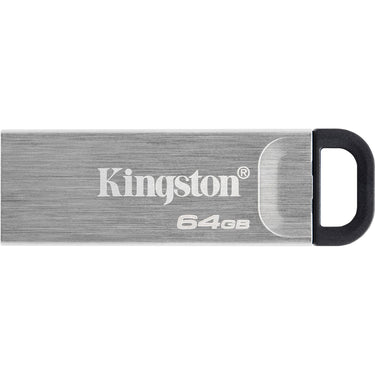 Kingston datatraveler kyson 64 gb usb-stick (zilver, dtkn 64gb)