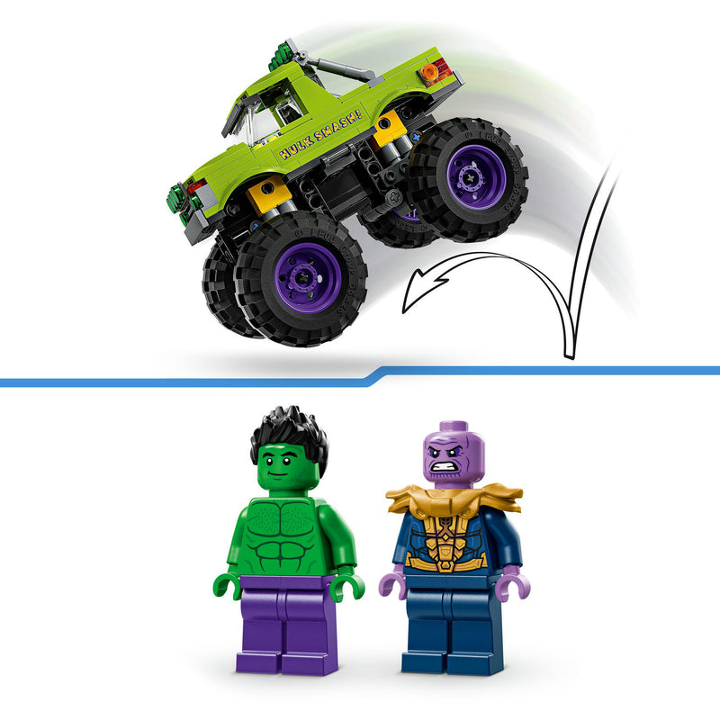 Load image into Gallery viewer, Lego marvel 76312 de hulk truck vs. thanos
