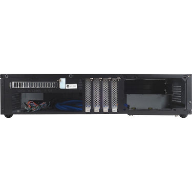 Silverstone ml04b htpc behuizing (zwart | 2x usb-a)