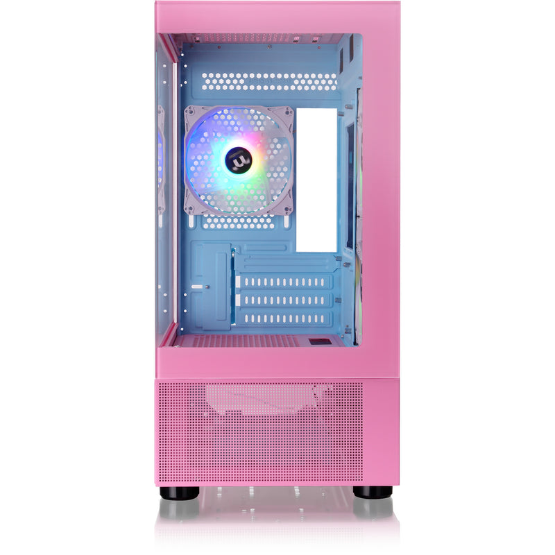 Load image into Gallery viewer, Thermaltake view 170 tg argb mini tower behuizing (roze | 2x usb-a | rgb | tempered glass)
