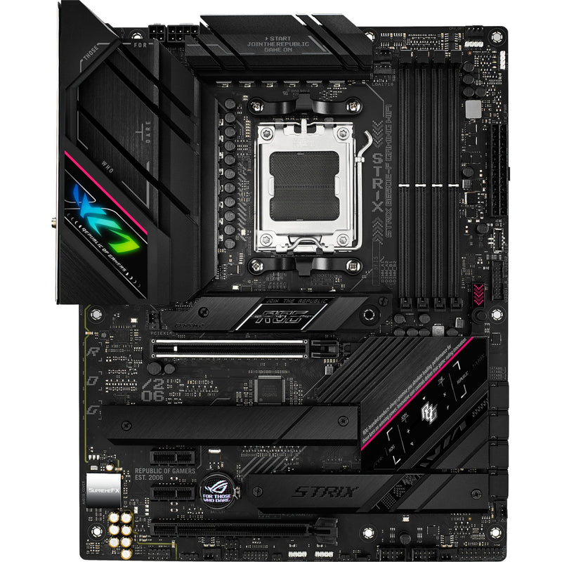Load image into Gallery viewer, Asus rog strix b650e-f gaming wifi socket am5 moederbord (zwart, raid, 2.5 gb-lan, wi-fi 6e, bt 5.2, sound, atx)
