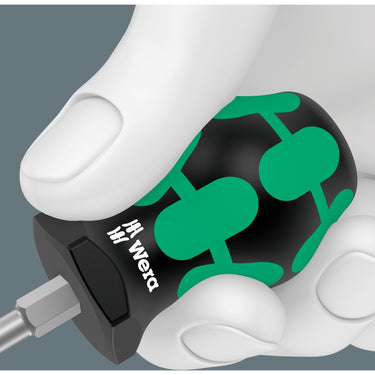 Wera 300 7 mix 2 schroevendraaierset (zwart groen, 7‑delig)