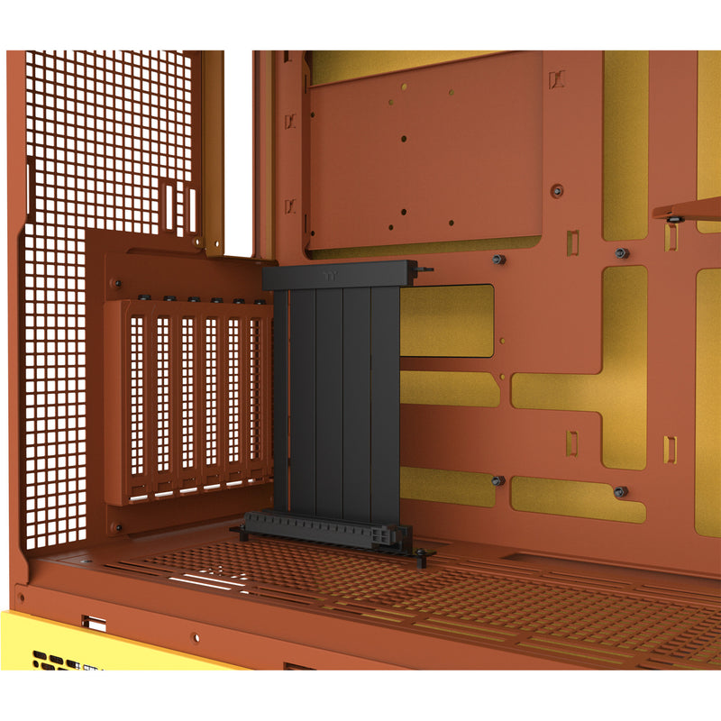Load image into Gallery viewer, Thermaltake view 600 tg butter caramel big tower behuizing (geel | 2x usb-a | 1x usb-c | tempered glass)

