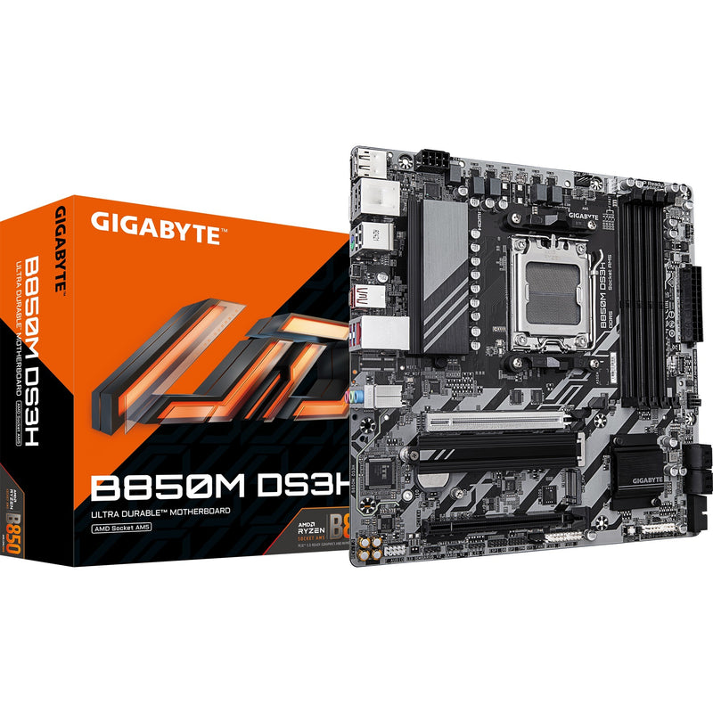Load image into Gallery viewer, Gigabyte b850m ds3h socket am5 moederbord (raid, 2,5gb-lan, sound, µatx)
