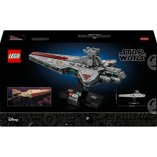 Lego star wars venator-class attack cruiser - bouwpakket voor volwassenen en decoratie - 75441