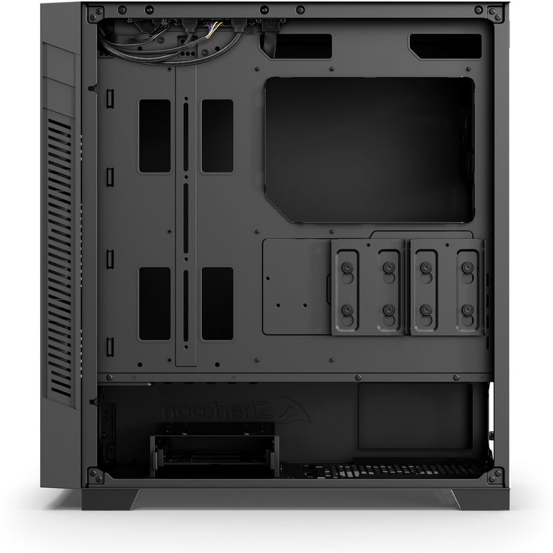 Load image into Gallery viewer, Sharkoon s25-v2 midi tower behuizing (zwart | 2x usb-a | 1x usb-c)

