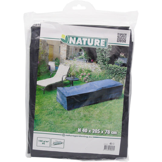 Nature tuinmeubelafdekhoes voor ligstoel afdekking (grijs, 6030607)