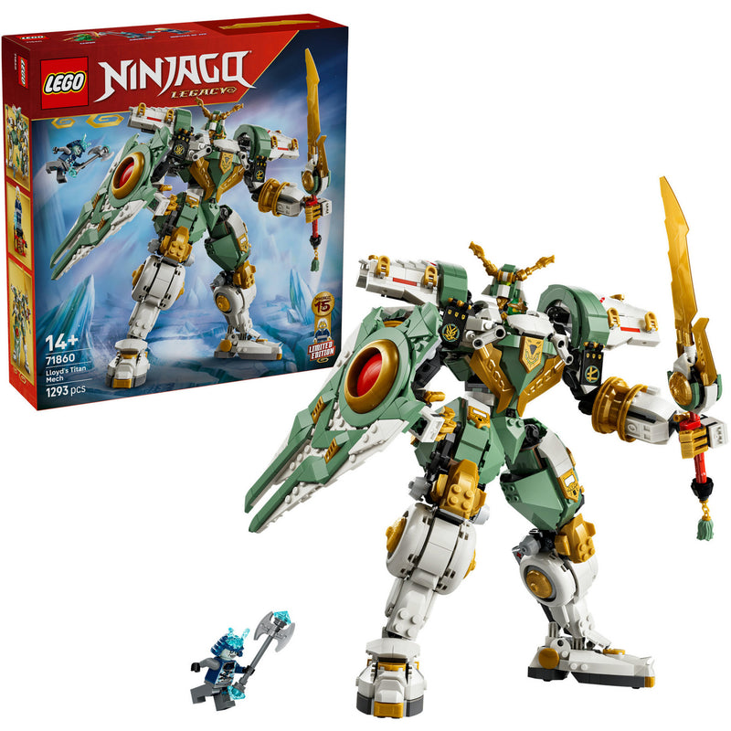 Afbeelding laden in galerijviewer, Lego ® ninjago® 15-jarig jubileum: lloyds reusachtige mecha speelgoed 71860
