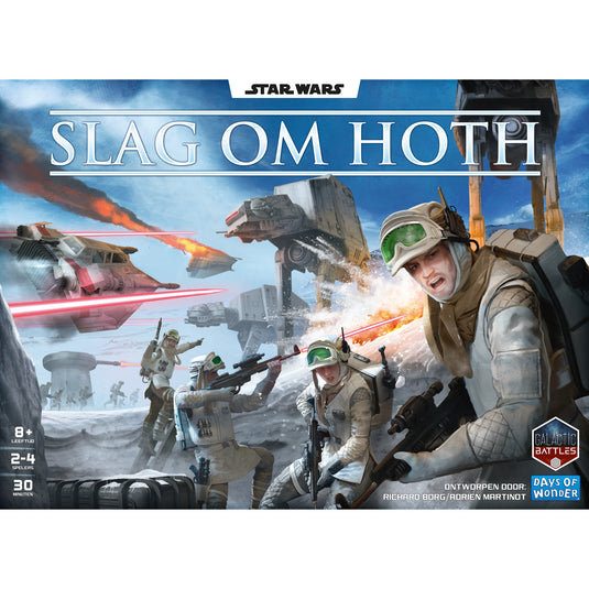 Asmodee star wars: slag om hoth bordspel (nederlands, 2 - 4 spelers, 30 minuten, vanaf 8 jaar)