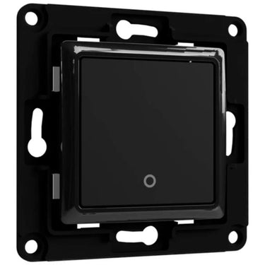 Shelly wall switch 1 knop (zwart)