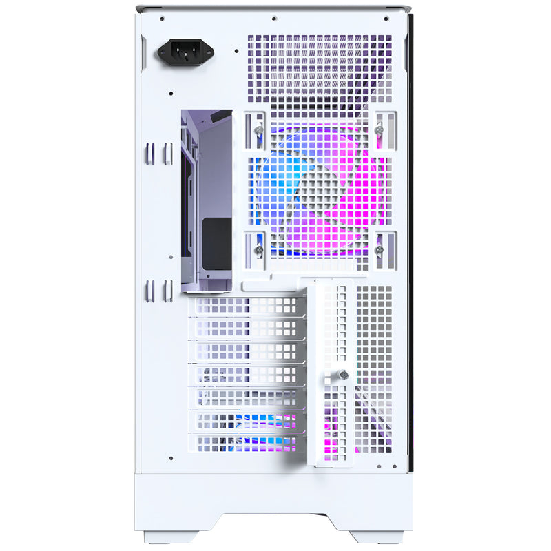 Load image into Gallery viewer, Montech king 45 pro midi tower behuizing (wit | 2x usb-a | 1x usb-c | rgb | window)
