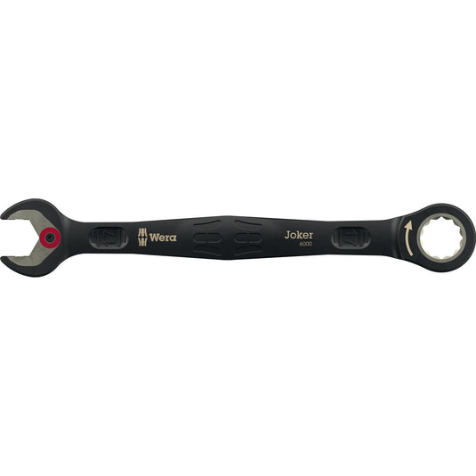 Wera 6000 joker black edition 11 set 1 steek-ringratelsleutelset, 11‑delig moersleutel (zwart)