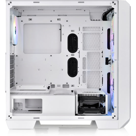 Thermaltake view 300 mx midi tower behuizing (wit | 2x usb-a | 1x usb-c | rgb | window)