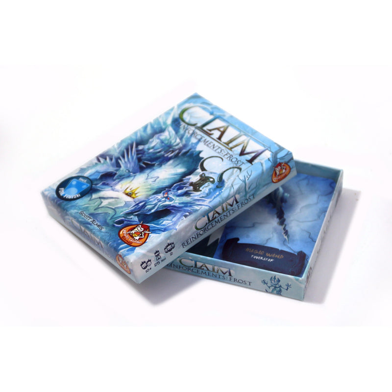 Load image into Gallery viewer, White goblin games claim reinforcements: frost kaartspel (nederlands, uitbreiding, 2 spelers, 25 minuten, vanaf 10 jaar)
