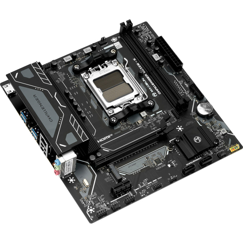 Afbeelding laden in galerijviewer, Maxsun ms-challenger b850m-k socket am5 moederbord (zwart, raid, gb-lan, sound, µatx)
