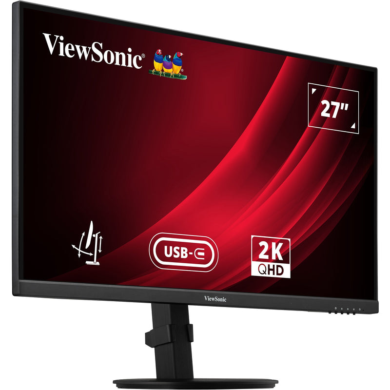 Load image into Gallery viewer, Viewsonic vg2709-2k-mhdu-2 27 monitor (zwart, 1x hdmi, 1x displayport, usb-c, usb-a, usb-b, 100hz)
