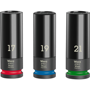Wera wheel impactor c set 1 dopsleutel (3-delig, met velgbescherming)