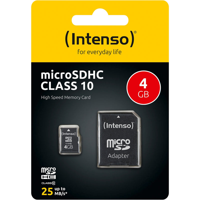 Load image into Gallery viewer, Intenso microsdhc 4gb class 10
