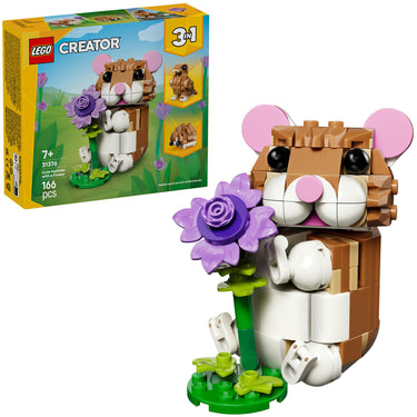 Lego ® creator 3in1 schattige hamster met bloem - 31376