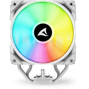 Sharkoon a40 rgb cpu-koeler (wit, 4-pins pwm fan-connector)