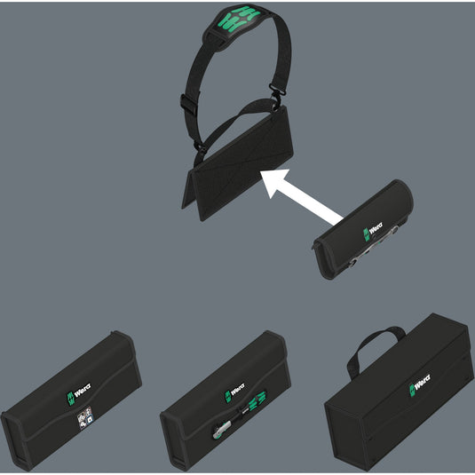 Wera 2go 5 gereedschapshouder (zwart)