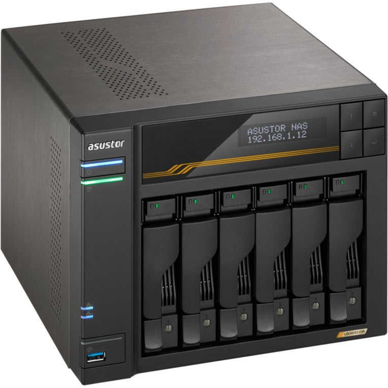 Load image into Gallery viewer, Asustor lockerstor 6 as6806t nas (zwart)
