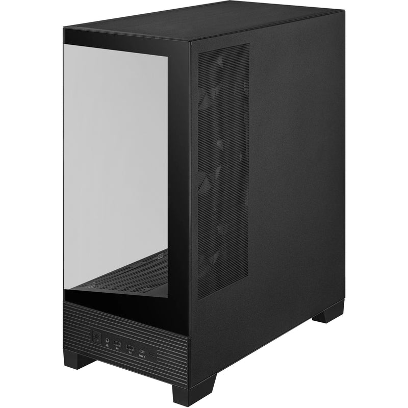 Load image into Gallery viewer, Asus a31 plus midi tower behuizing (zwart | 2x usb-a | 2x usb-c | tempered glass)
