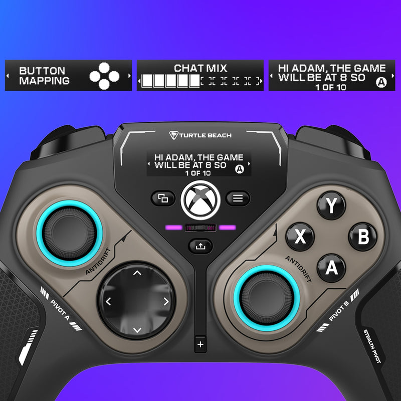 Load image into Gallery viewer, Turtle beach stealth pivot draadloze slimme controller (zwart, 2,4 ghz bluetooth usb, pc, xbox, android)
