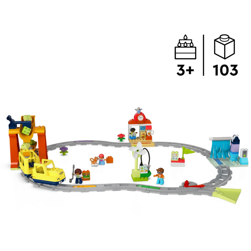 Load image into Gallery viewer, Lego duplo town 10428 grote interactieve buurttrein
