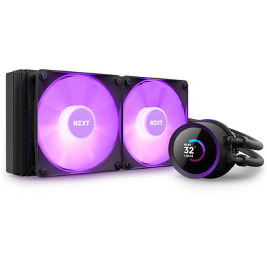 Nzxt kraken 240 rgb waterkoeling (zwart)