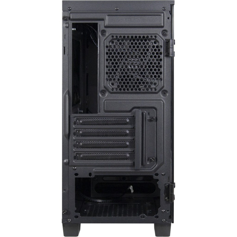 Load image into Gallery viewer, Inter-tech x-608 infinity micro midi tower behuizing (zwart | 1x usb-a | 1x usb-c | rgb | window)
